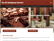Tablet Screenshot of do-allhandymanservice.com
